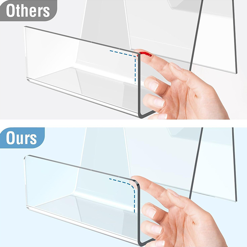 Clear Acrylic Book Stand Holder - [M] 만화책 전시용 아크릴 책꽂이, 만화책