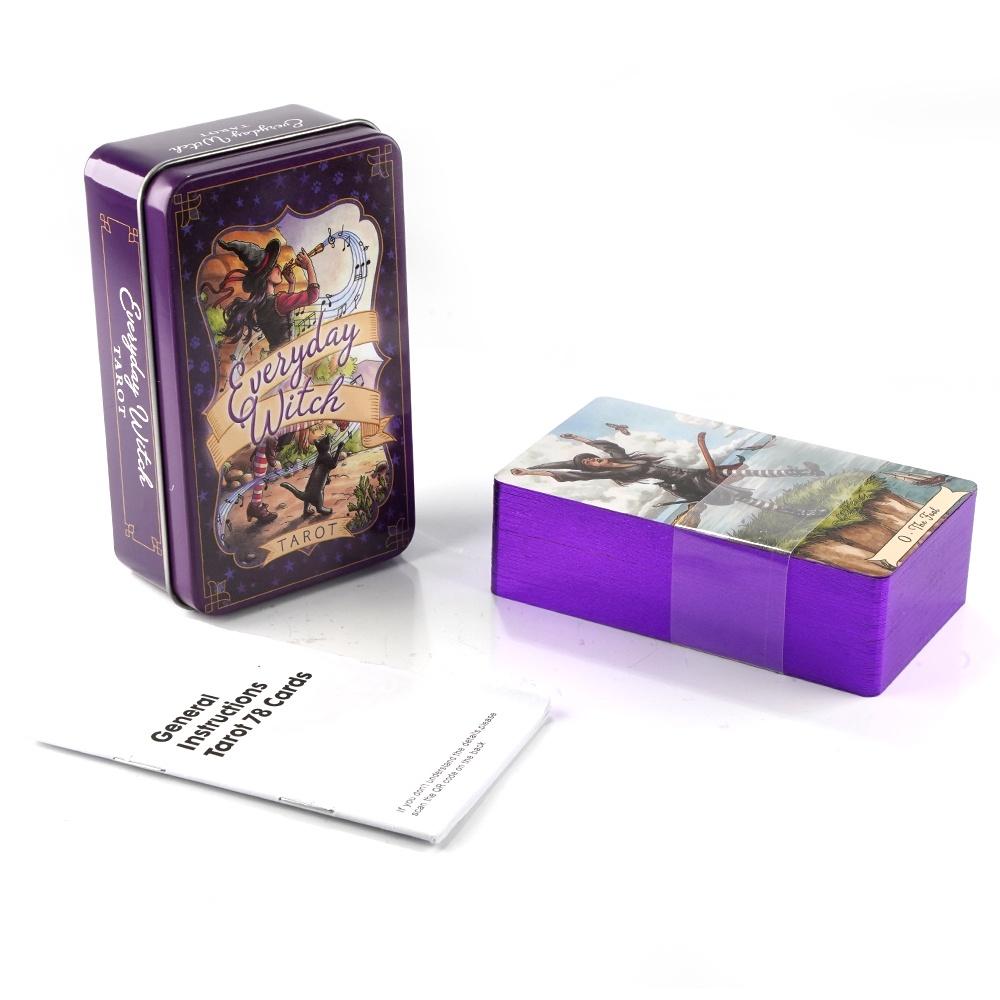 Tarot Deck With Guidebook - 주석 금속 상자 타로 데크, PDF