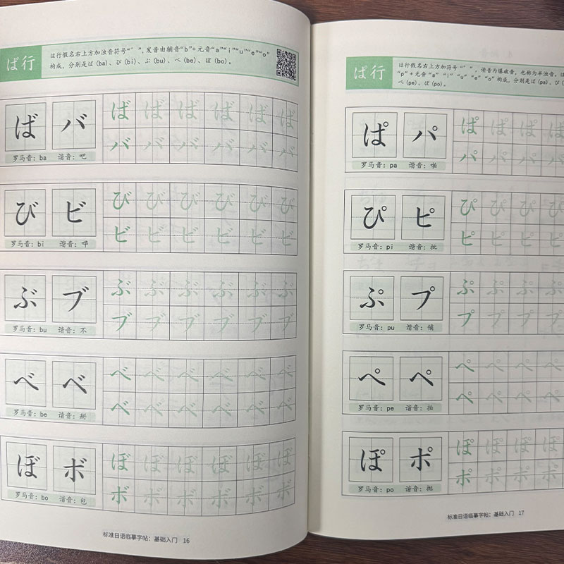 Chinese Calligraphy Practice Book - 초보자를 위한 일본어 히라가나 & 카타나
