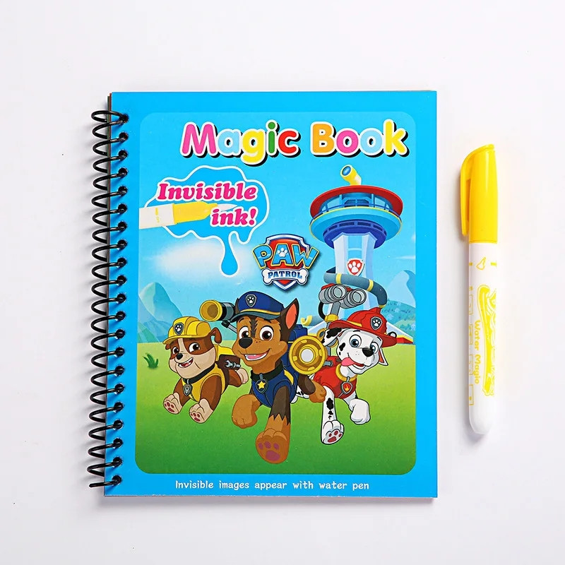 Reusable Water Magic Coloring Book - 파트롤 팀의 재사용 가능한 마법 물