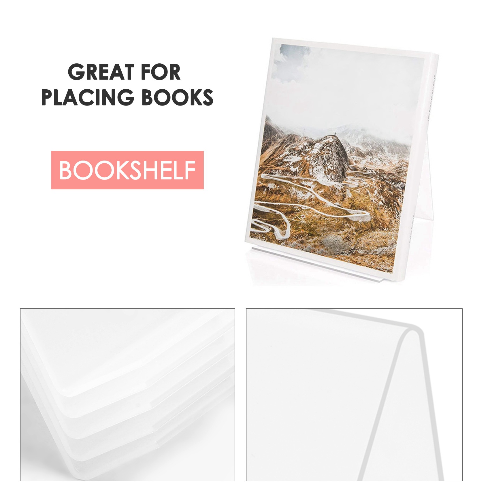 COFA 아크릴 책꽂이(레지 포함), 투명 아크릴 디스 - Clear Acrylic Book Stand Holder 리뷰 및 가격