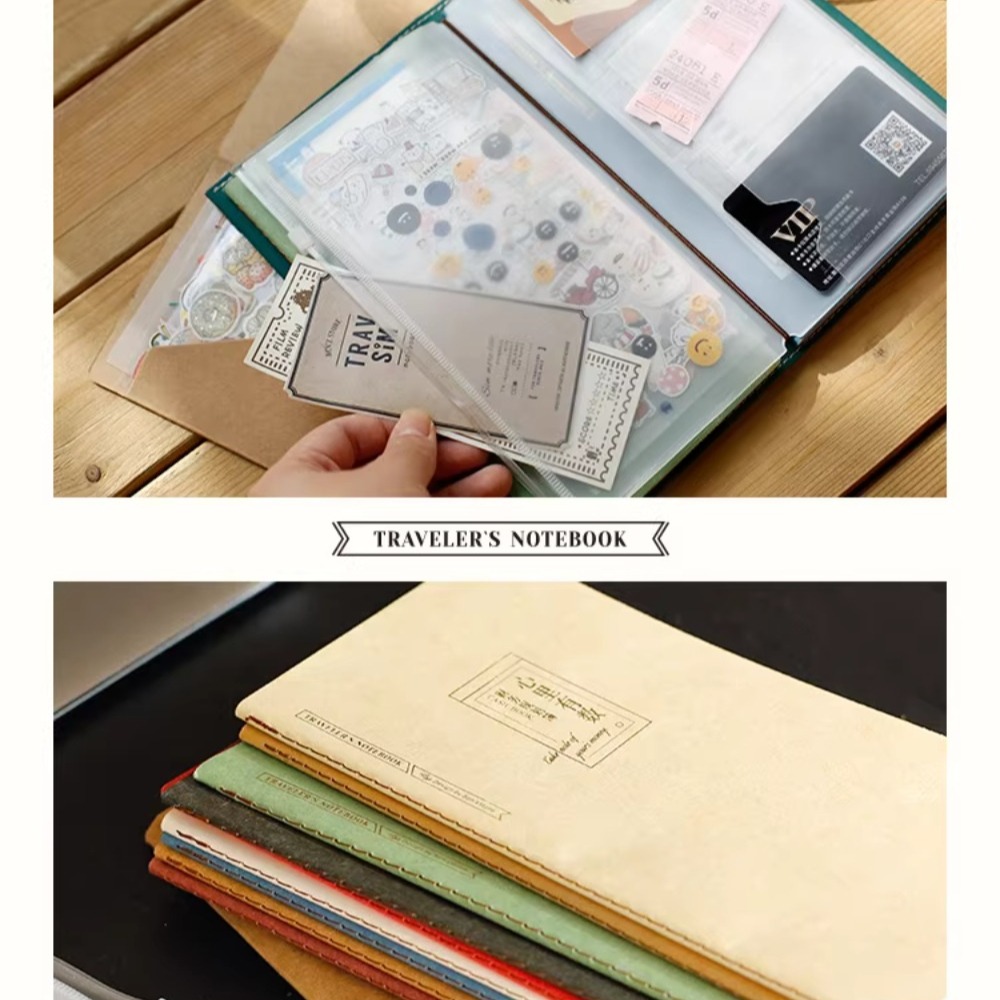 프롬테논 스탠다드&패스포트 사이즈 TN 리필 여행 일기 - Vintage Leather Journal Notebook 리뷰 및 가격