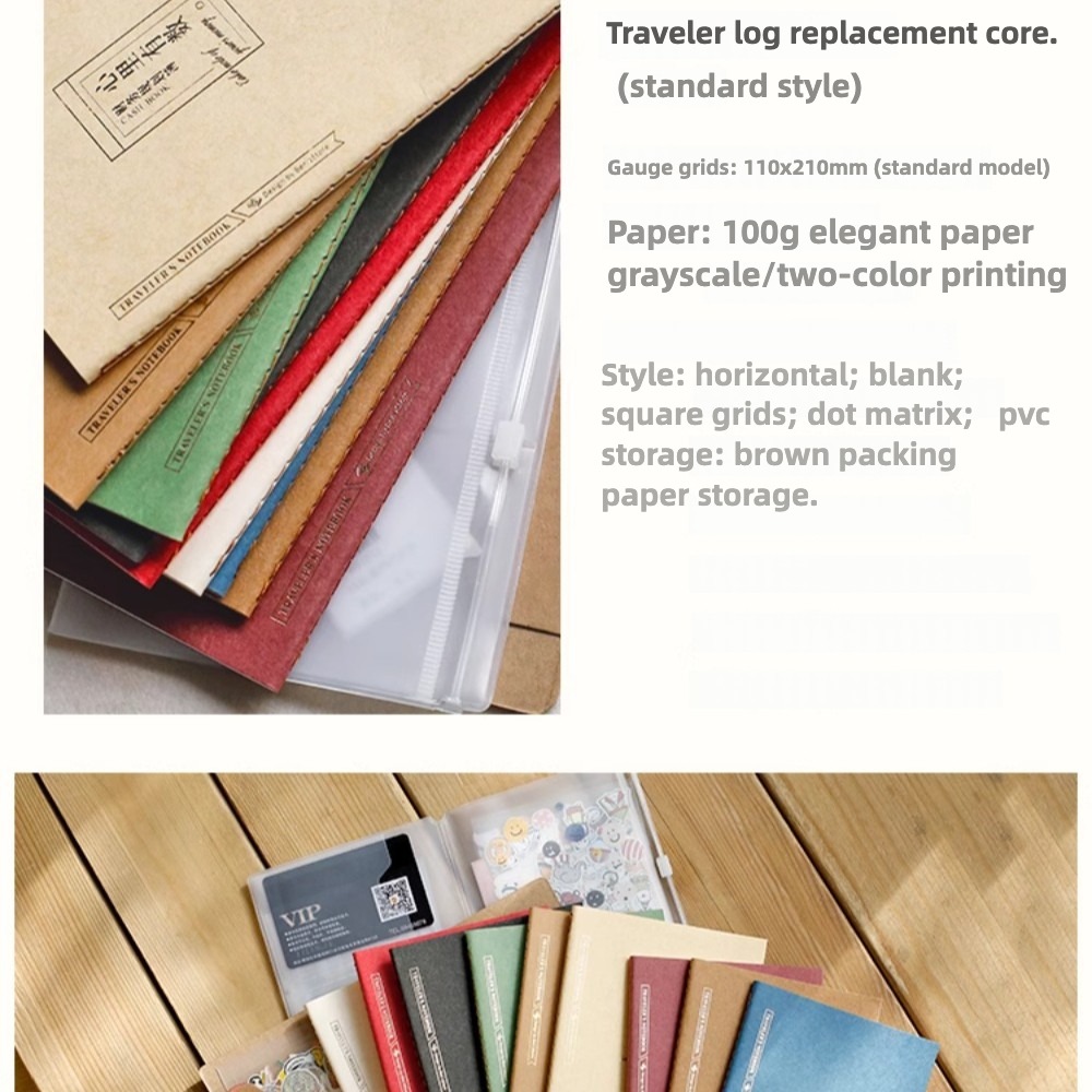 프롬테논 스탠다드&패스포트 사이즈 TN 리필 여행 일기 - Vintage Leather Journal Notebook 리뷰 및 가격