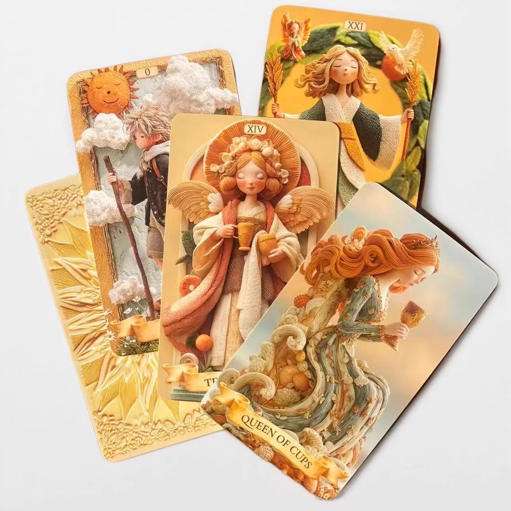 78 타로 카드 세트, 13x8cm 클레이 아르카나 타 - Tarot Deck With Guidebook 리뷰 및 가격