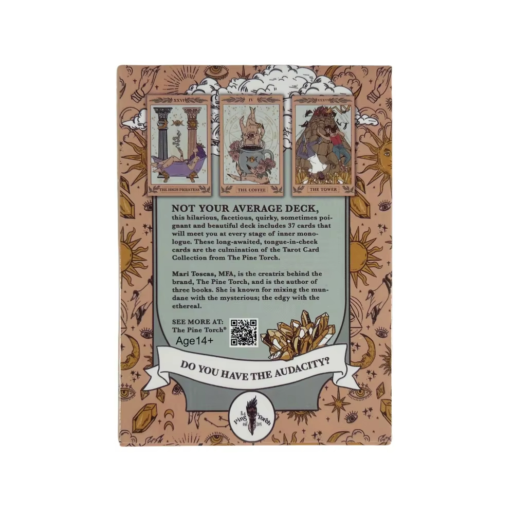 The Audacity Deck Audacity 오라클 - Tarot Deck With Guidebook 리뷰 및 가격