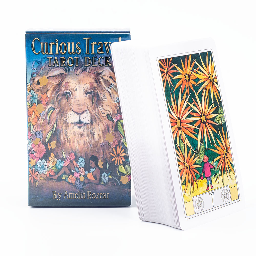 호기심 많은 여행 타로 10.3*6cm 매력적인 수채화 - Tarot Deck With Guidebook 리뷰 및 가격