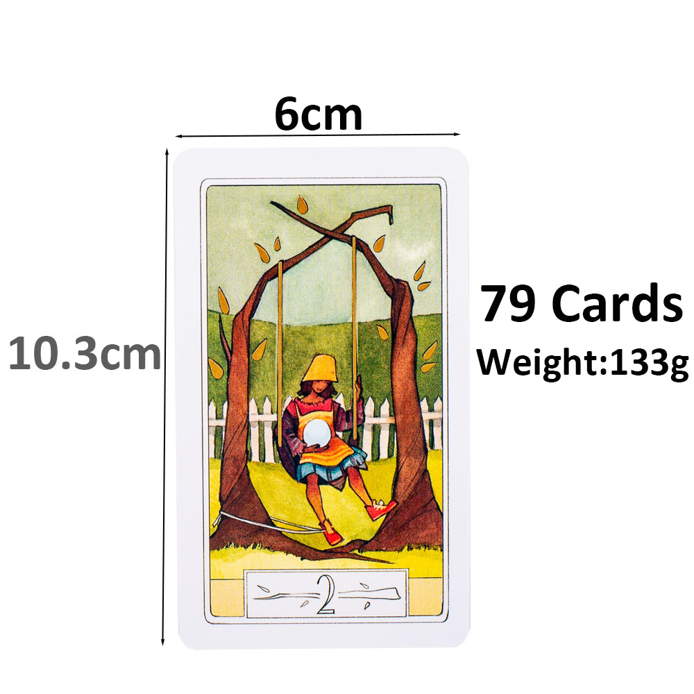 호기심 많은 여행 타로 10.3*6cm 매력적인 수채화 - Tarot Deck With Guidebook 리뷰 및 가격