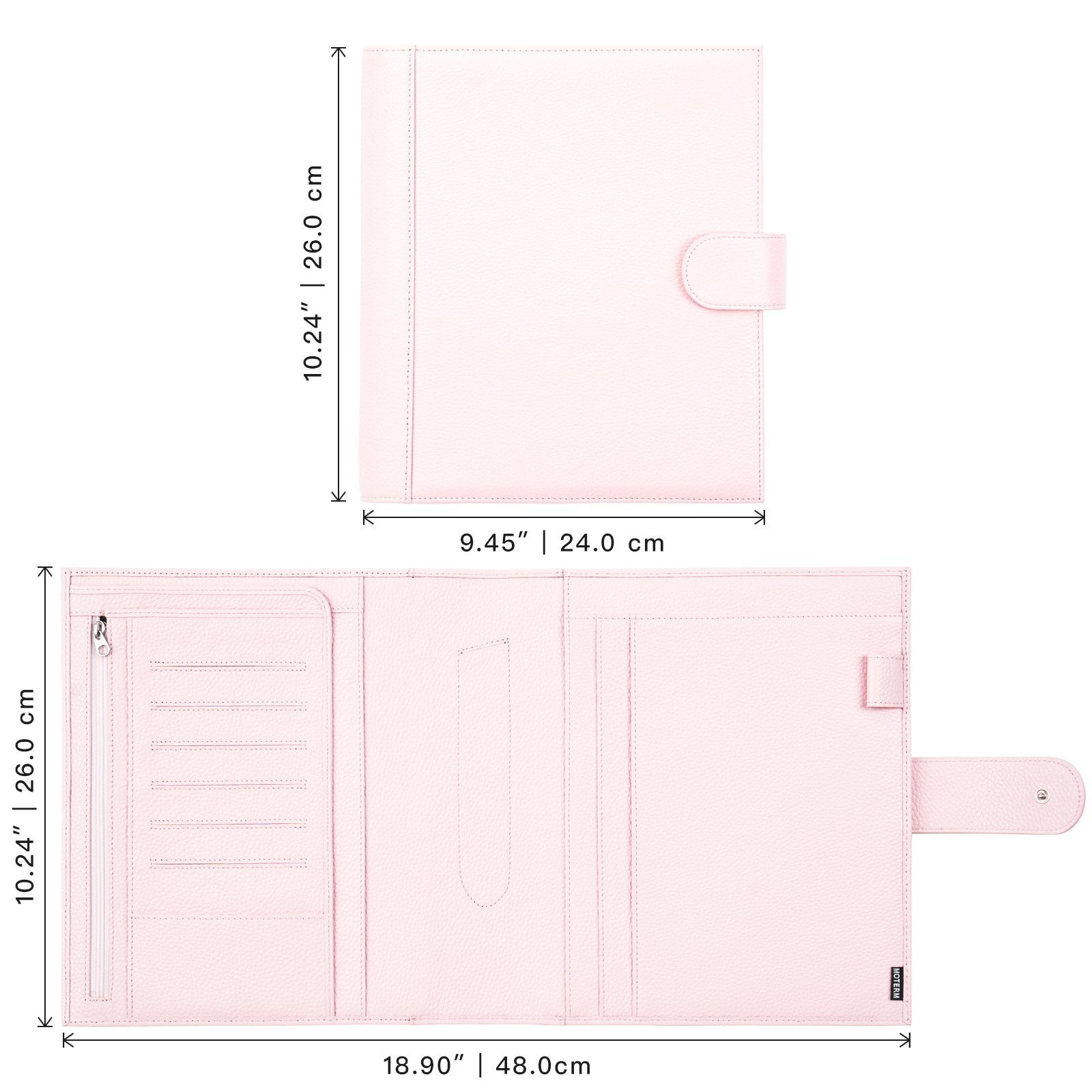 모터엠 정품 가죽 디스크바운드 플래너 커버 (해피 플래 - Vintage Leather Journal Notebook 리뷰 및 가격