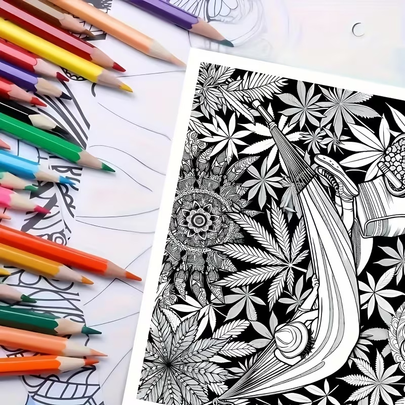 24페이지 만다라 스타일, 색칠하기 책, 색칠하기 그래 - Adult Coloring Book Stress Relief 리뷰 및 가격